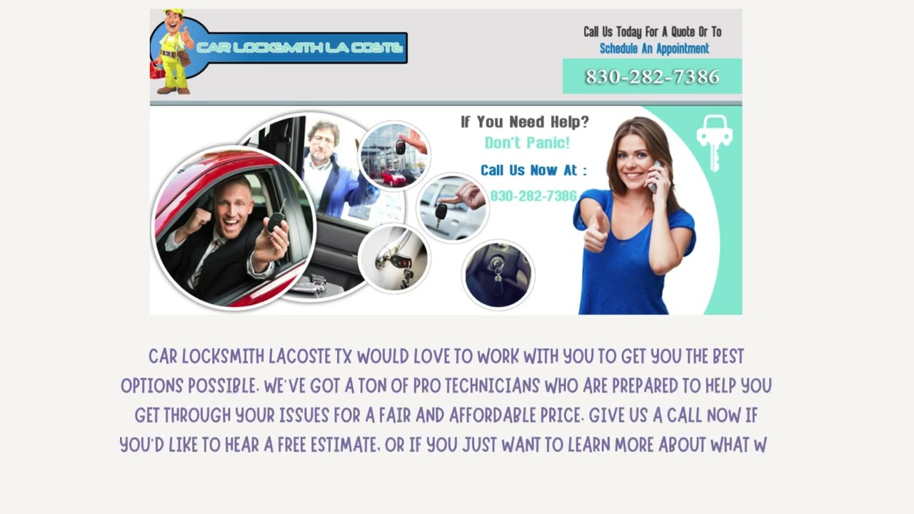You are currently viewing Car Locksmith La Coste