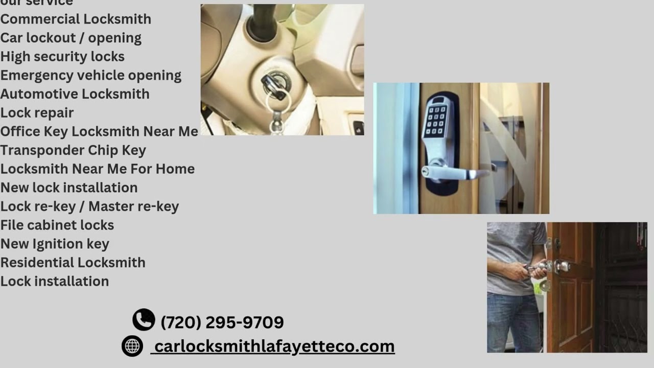You are currently viewing Car Locksmith Lafayette CO