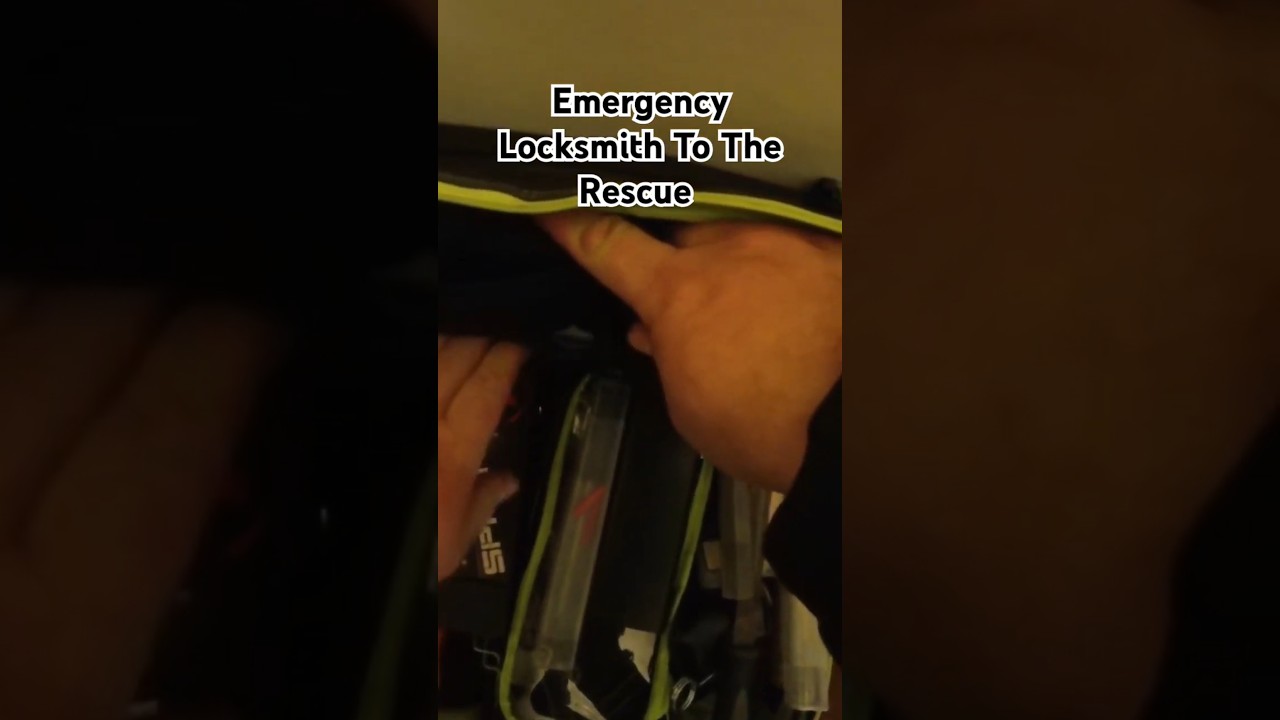 You are currently viewing Emergency locksmith to the rescue, no drilling, no damage, one happy customer #locksmithlife