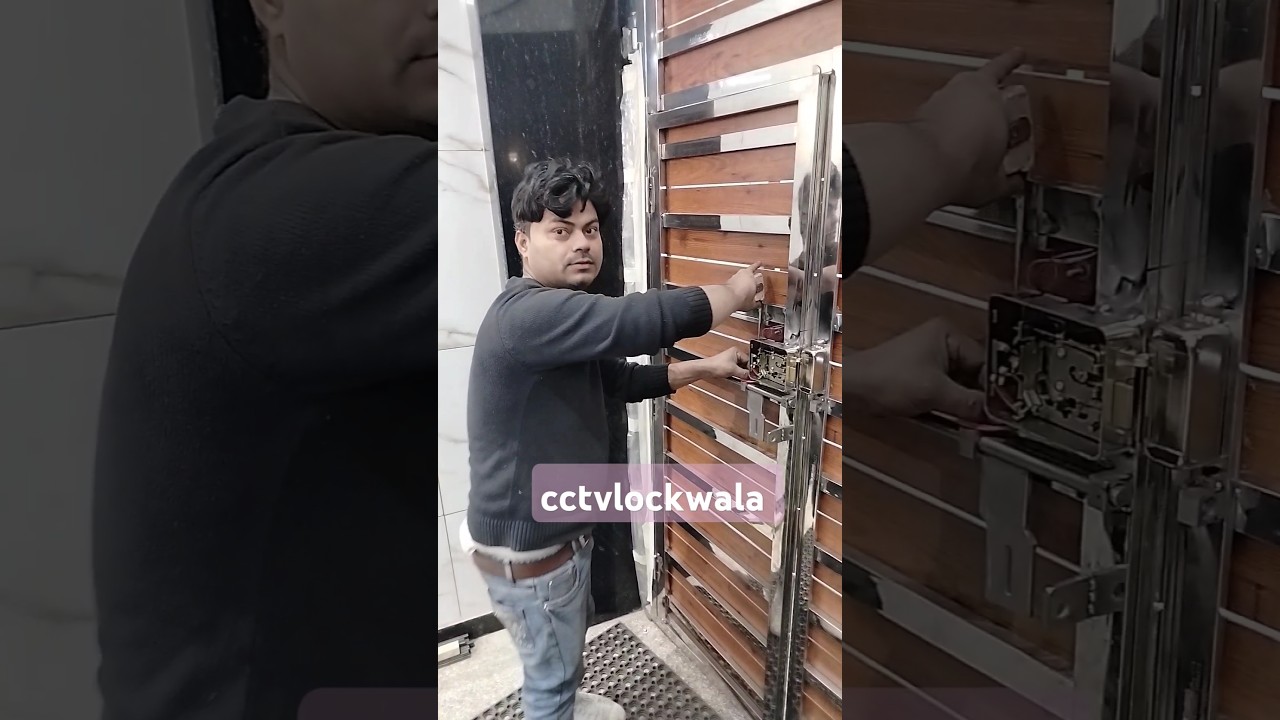 Read more about the article How to Install Linkplus Electric door lock steel gate, rfid card electronic lock with remote system