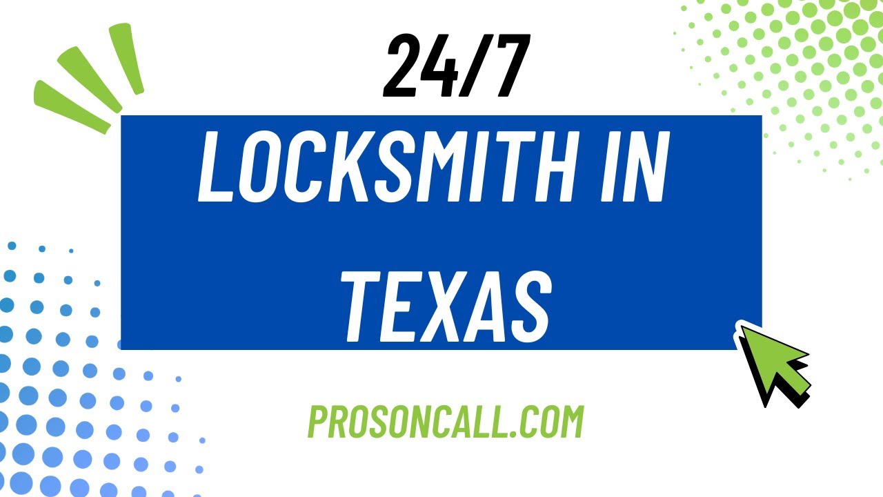 Read more about the article Locksmith Services Throughout Texas | 24/7 Emergency Help by Pros On Call