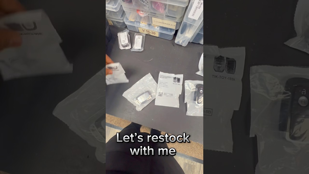 You are currently viewing Restock Car Keys with me| Car Keyline Auto Locksmith NJ| #asmr #carkeys #locksmith