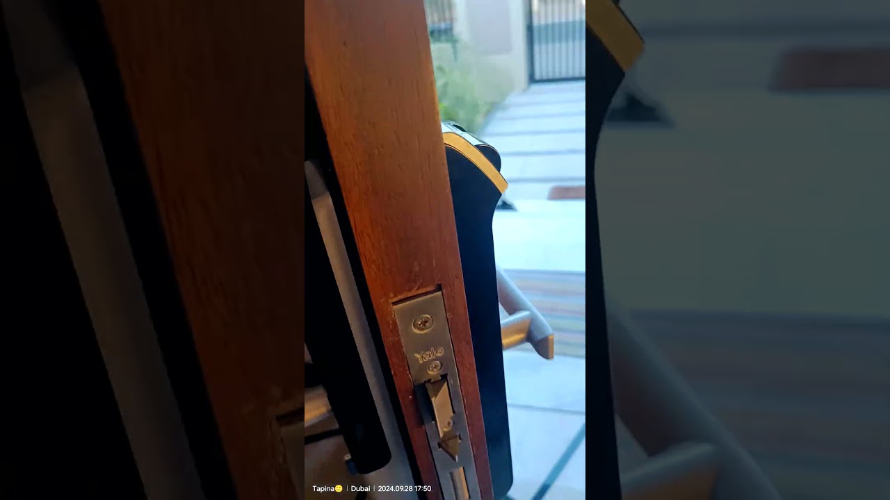Read more about the article Yale smart lock installation #smarthome #tech #smartdoorsecurity #dubai #uae