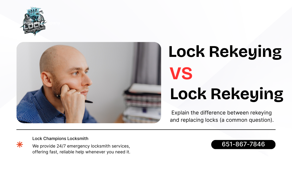 Read more about the article Lock Rekeying vs. Lock Replacement: Which Is Right for You? (Expert Guide)